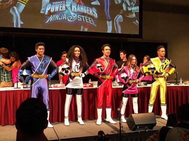 Elenco de Ninja Steel, a nova temporada de Power Rangers (Foto: Reprodução/Instagram)