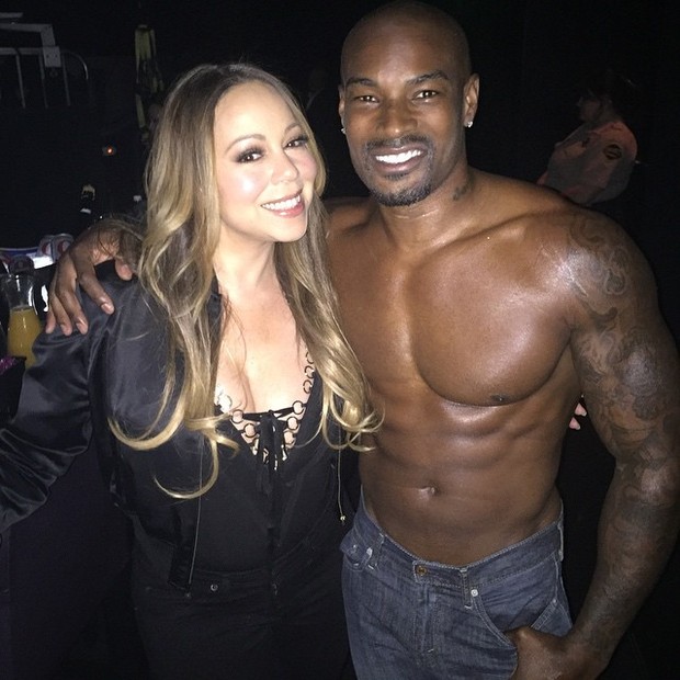 Mariah Carey e Tyson Beckford em Las Vegas, nos Estados Unidos (Foto: Instagram/ Reprodução)