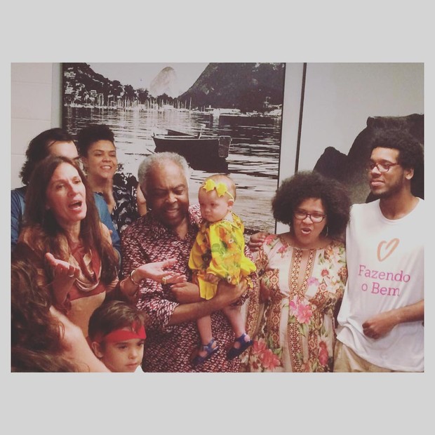 Aniversário do Gilberto Gil (Foto: Reprodução / Instagram)