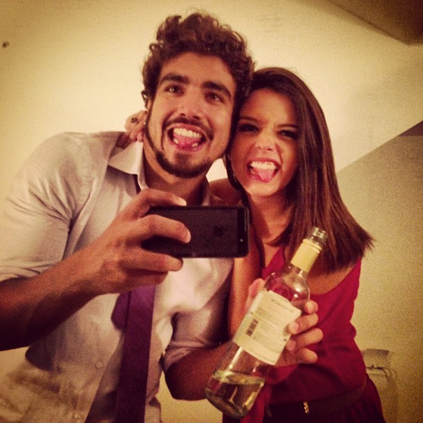 Caio Castro posta foto com Giovanna Lancellotti  (Foto: Reprodução/Instagram)