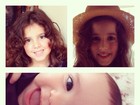 Vera Viel se derrete com fotos das filhas: 'Lindo sorriso triplo'