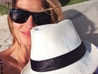 Gisele Bündchen aproveita dia de sol e posta foto em rede social