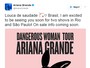 Ariana Grande confirma em rede social que fará show em SP e Rio