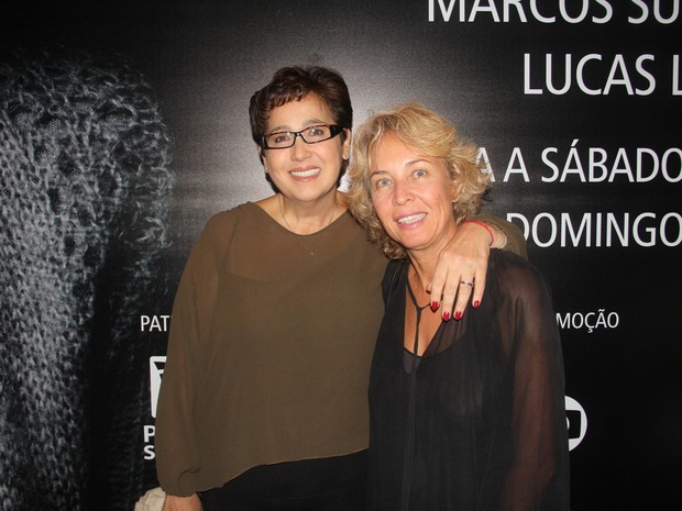 Claudia Jimenez e Stella Torreão em peça na Zona Sul do Rio (Foto: Anderson Borde/ Ag. News)