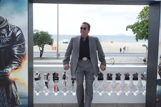 Arnold Schwarzenegger (Foto: Marcello Sá Barreto/ Ag. News)