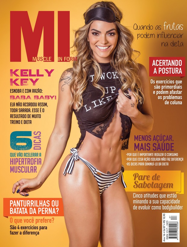 Kelly Key (Foto: Revista Muscle in Form )