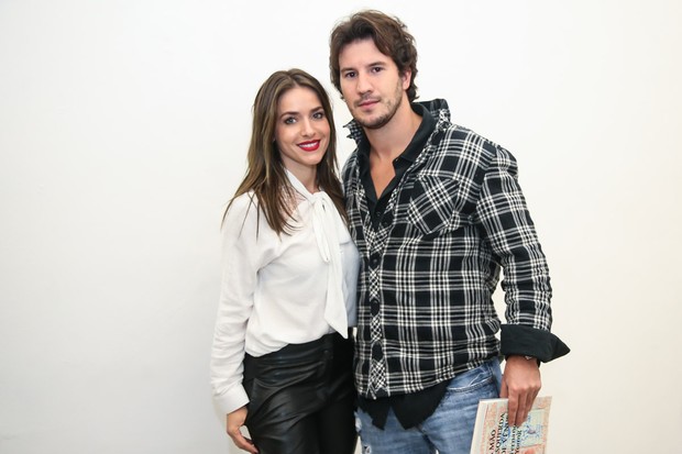 Monique Alfradique e o namorado, Gabriel Sala (Foto: Manuela Scarpa/Brazil News)