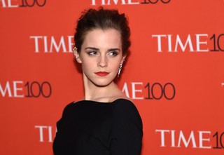 Emma Watson em festa da revista “TIME” em Nova York, nos Estados Unidos (Foto: Timothy A. Clary/ AFP)