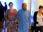 Gilberto Gil vai a evento com a família no Rio