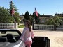 Look do dia: Luma Costa usa visual 'rosa princesa' em viagem pela França