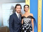 Matthew McConaughey e Camila Alves vão a première de filme nos EUA