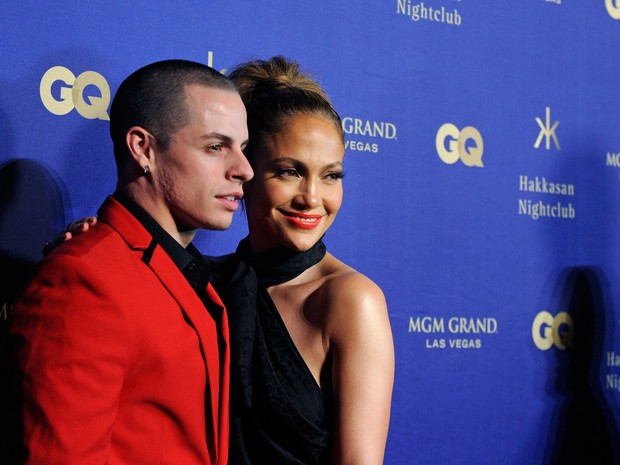 Jennifer Lopez e Casper Smart em festa em Las Vegas, nos Estados Unidos (Foto: David Becker/ Getty Images)