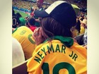 Rafaella Santos homenageia Neymar antes de jogo do Brasil: 'Te amo'