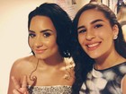 Lívian Aragão tieta Demi Lovato: 'Não estou acreditando até agora'