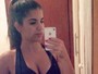 Natalia Soutto usa top decotado para aula de pilates: 'Me sentindo magra'