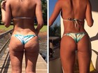 Ex-BBB Adriana mostra antes e depois após passar período em dieta