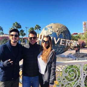 Luan e Bruna Santana viajam para Disney (Foto: Instagram / Reprodução)