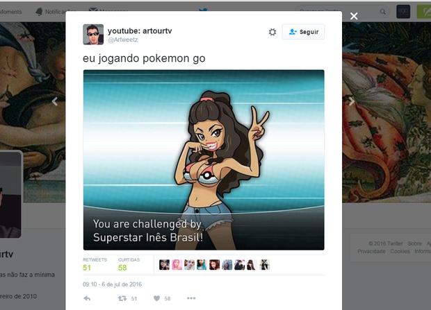 Memes de Pokémon Go no Twitter (Foto: Reprodução/Twitter)