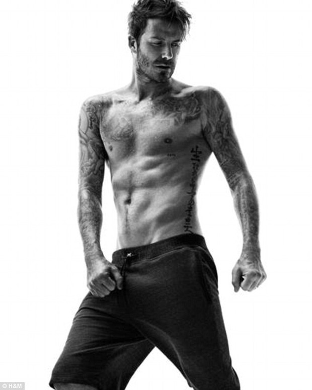 David Beckham para a H&amp;M (Foto: Divulgação)