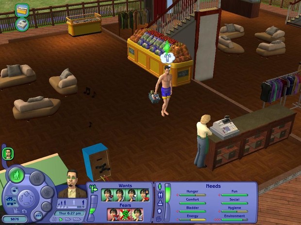 O jogo The Sims (Foto: Reprodução)