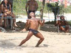 Romário joga futevôlei em praia do Rio