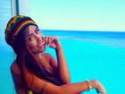 Irmã de Neymar curte carnaval na Jamaica