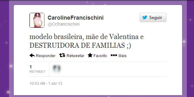 Carol Francischini desabafa no Twitter (Foto: Twitter / Reprodução)