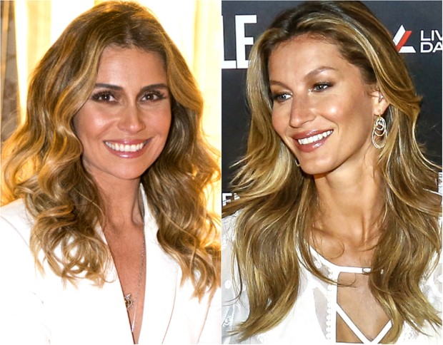 Giovanna Antonelli e Gisele Bündchen (Foto: João Miguel Júnior / Globo | Getty Images)