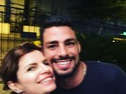 Debora Bloch tira selfie com Cauã Reymond: ‘Querido’