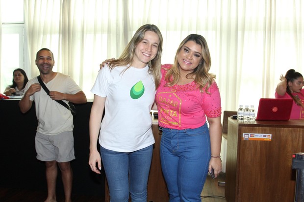 Fernanda Gentil e Preta Gil  (Foto: Alex Palarea/AgNews)