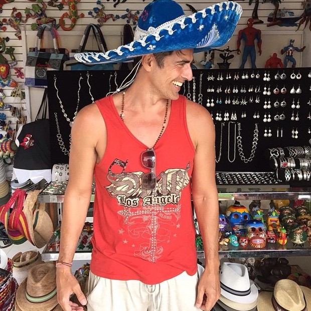 Reynaldo Gianecchini em Cozumel, no México (Foto: Instagram/ Reprodução)
