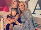 Ticiane Pinheiro ganha visita da mãe e da filha no programa: 'Amores'