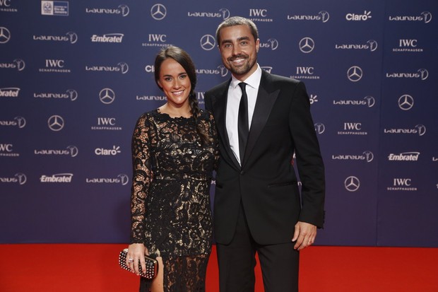 Ricardo Pereira e Francisca Pinto no Laureus World Sports Awards 2013 (Foto: Felipe Panfili e Roberto Filho / AgNews)
