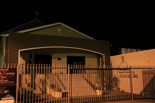 Paróquia Nossa Senhora da Assunção, onde foi realizado casamento de Gusttavo Lima e Andressa Suita (Foto: Evandro José/EGO)