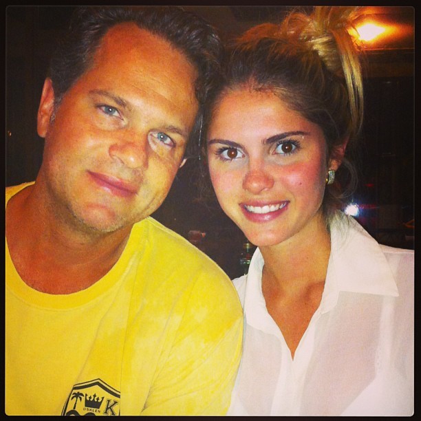 Bárbara Evans com o pai (Foto: Instagram/ Reprodução)