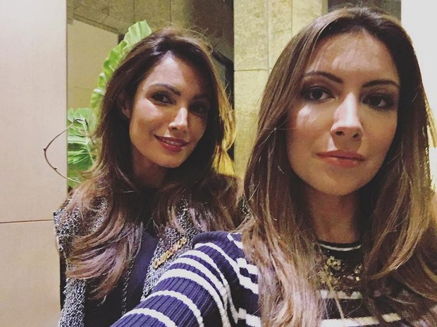 Patrícia Poeta e a irmã, Paloma Poeta (Foto: Reprodução/Instagram)
