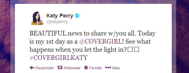 Katy Perry (Foto: Twitter / Reprodução)