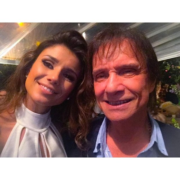 Paula Fernandes e Roberto Carlos (Foto: Reprodução/Instagram)