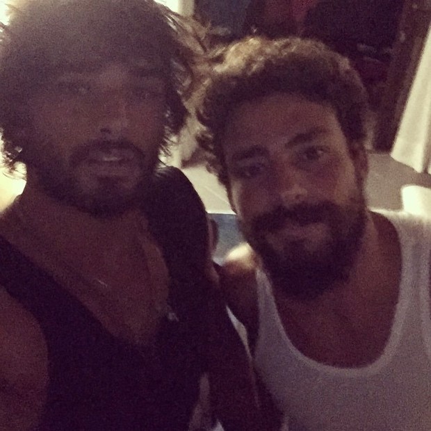 Marlon Teixeira e Cauã Reymond no Rio (Foto: Instagram/ Reprodução)