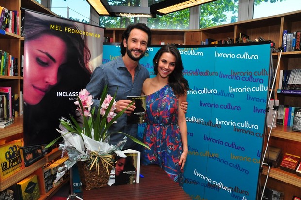 Mel Fronckowiak e Rodrigo Santoro (Foto: Roberto Teixeira / EGO)