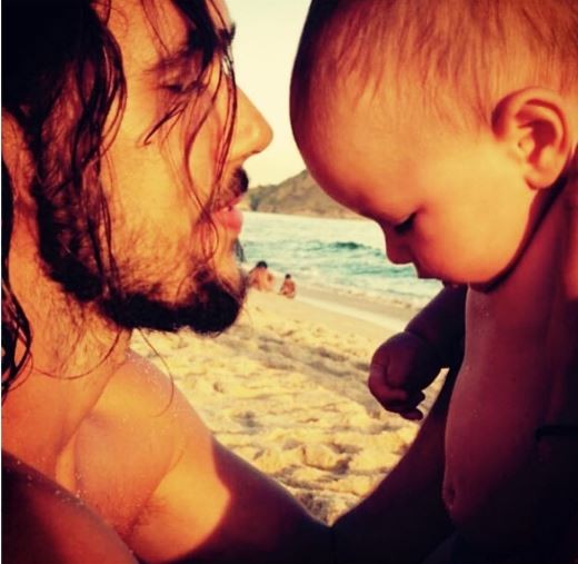 Bruno Ferrari com o filho (Foto: Reprodução/Instagram)