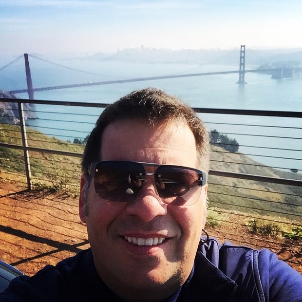 Leandro Hassum durante viagem pela Califórnia, nos Estados Unidos (Foto: Instagram/ Reprodução)