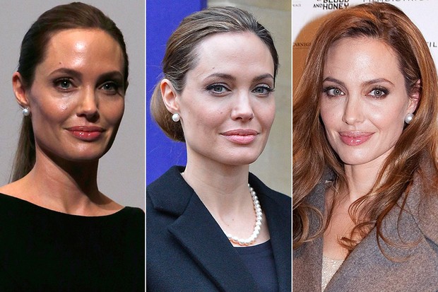 Jóias com pérolas - Angelina Jolie (Foto: Reuters)