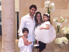 Após reatar casamento, Kaká e Carol Celico passam réveillon em família 