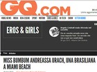 Andressa Urach é destaque em site de badalada revista italiana