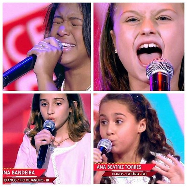 Radamés Martins mostra algumas crinaçnas do The Voice Kids (Foto: Reprodução / Instagram)