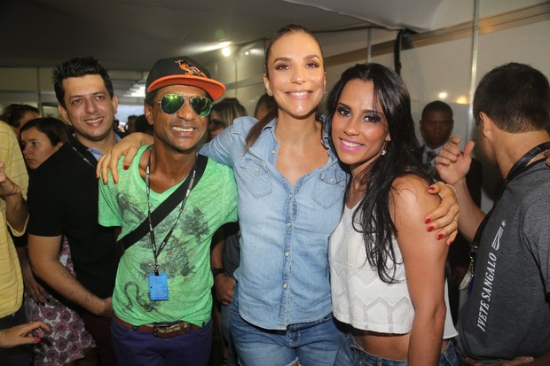 Luiz Miranda, Ivete Sangalo e Kelly Medeiros (Foto: Fred Pontes / Divulgação)