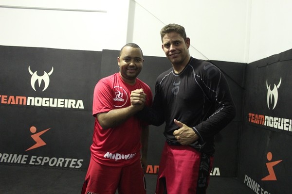 Dudu Nobre treina MMA (Foto: Graça Paes / Divulgação / Team Nogueira)