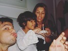 Giulia Costa comemora aniversário e posta foto antiga com a família