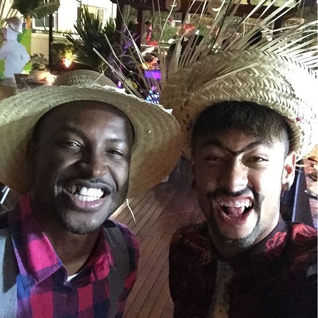 Neymar e Thiaguinho (Foto: Reprodução/Instagram)
